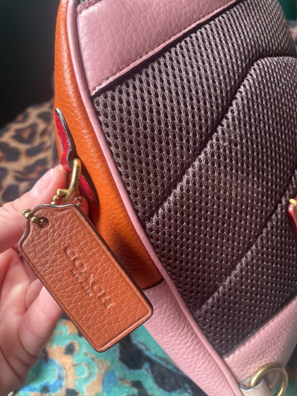 Coach Charter 18 Color Block Mini Backpack - Picture 4 of 6